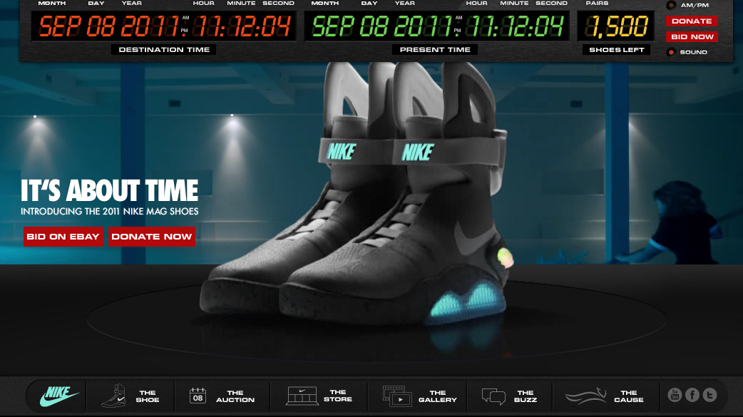zona Soportar leyendo Real-life Nike MAGs auction takes us 'Back to the Future' for a cause:  Which company will buy a pair? - Beckett News