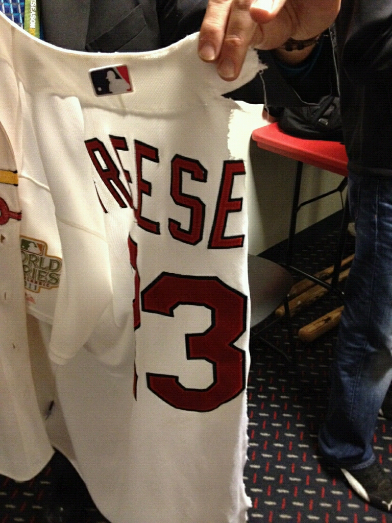 David Freese. my fave cardinals player in a Blues jersey LOVE