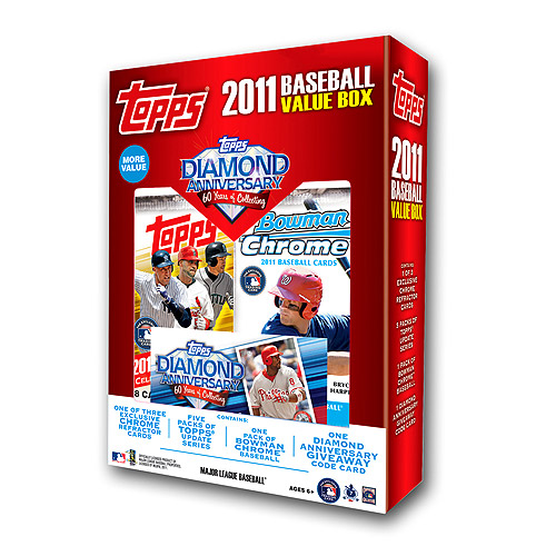 2011 Topps Update Baseball 24 Pack Retail Box