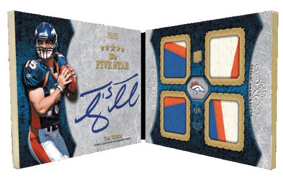 Tim Tebow autographs and game-used items are 'must-have' inclusions for NFL  card-makers - Beckett News